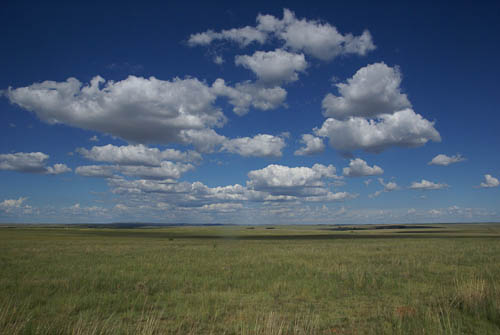 Photograph of sky and clouds across Free State