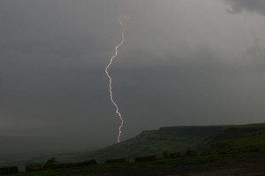 Lightning bolt from Dumbe Cottage