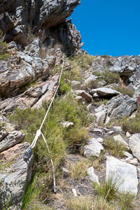 Klipspringer Path with rope